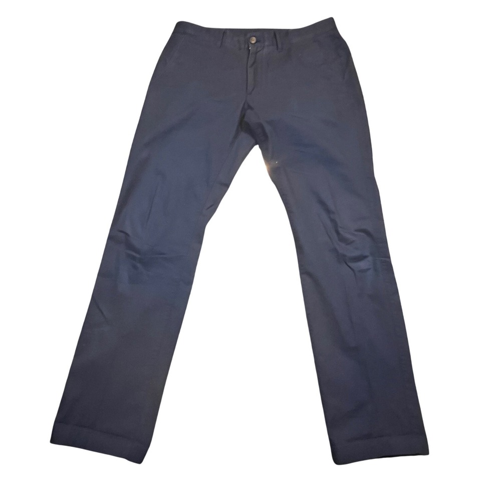 Bonobos Mens Chino Pants Navy Blue Straight Leg Twill 32x30